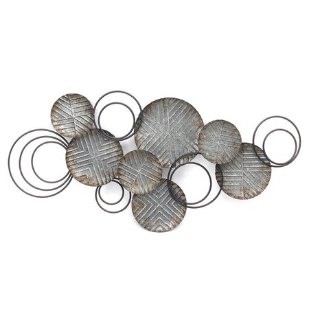 KD ESTANTERIA Galvanized Plates Wall Decor KD2627087